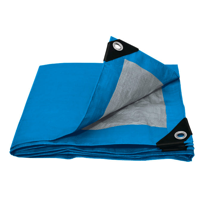 LONA DE POLIETILENO COLOR AZUL 4 m X 5 m (90g/m2)