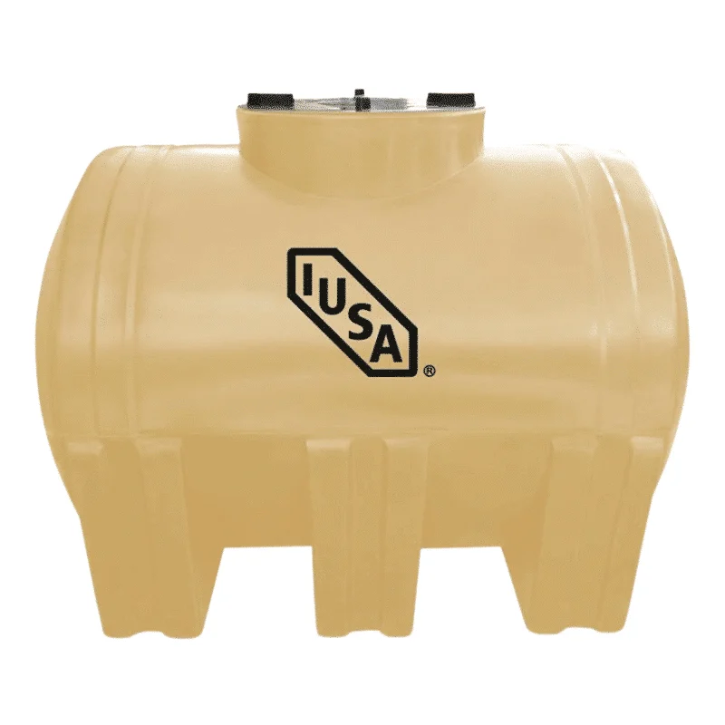 TINACO HORIZONTAL DE 1,100 L BEIGE S/ ACCESORIOS IUSA
