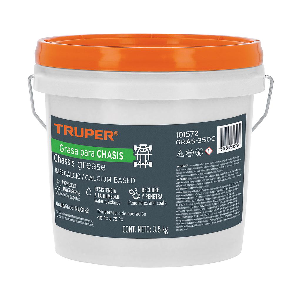 GRASA LUBRICANTE PARA CHASIS, BASE CALCIO 3.5 KG TRUPER