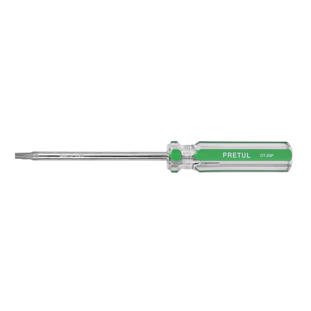 DESARMADOR PUNTA TORX T 25 MANGO DE PVC PRETUL