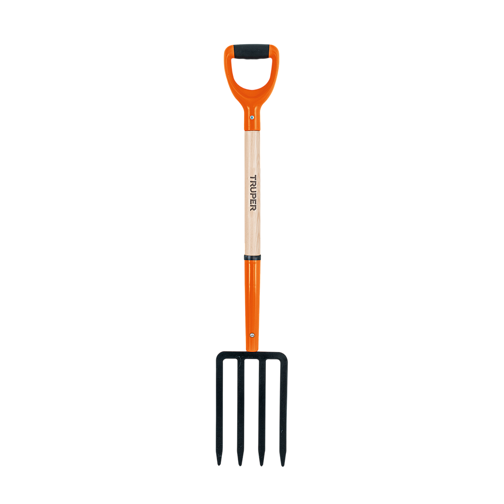 BIELDO PARA JARDIN 4 DIENTES MANGO 29" PUÑO "Y" TRUPER