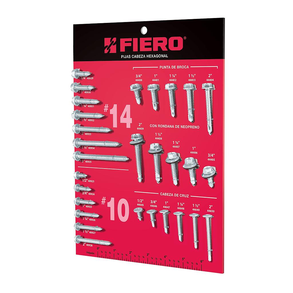 EXHIBIDOR DE PIJAS CABEZA HEXAGONAL  FIERO