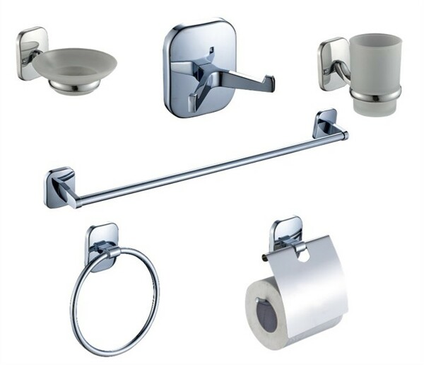 JUEGO DE ACCESORIOS PARA BAÑO (6 PIEZAS) ALAN
