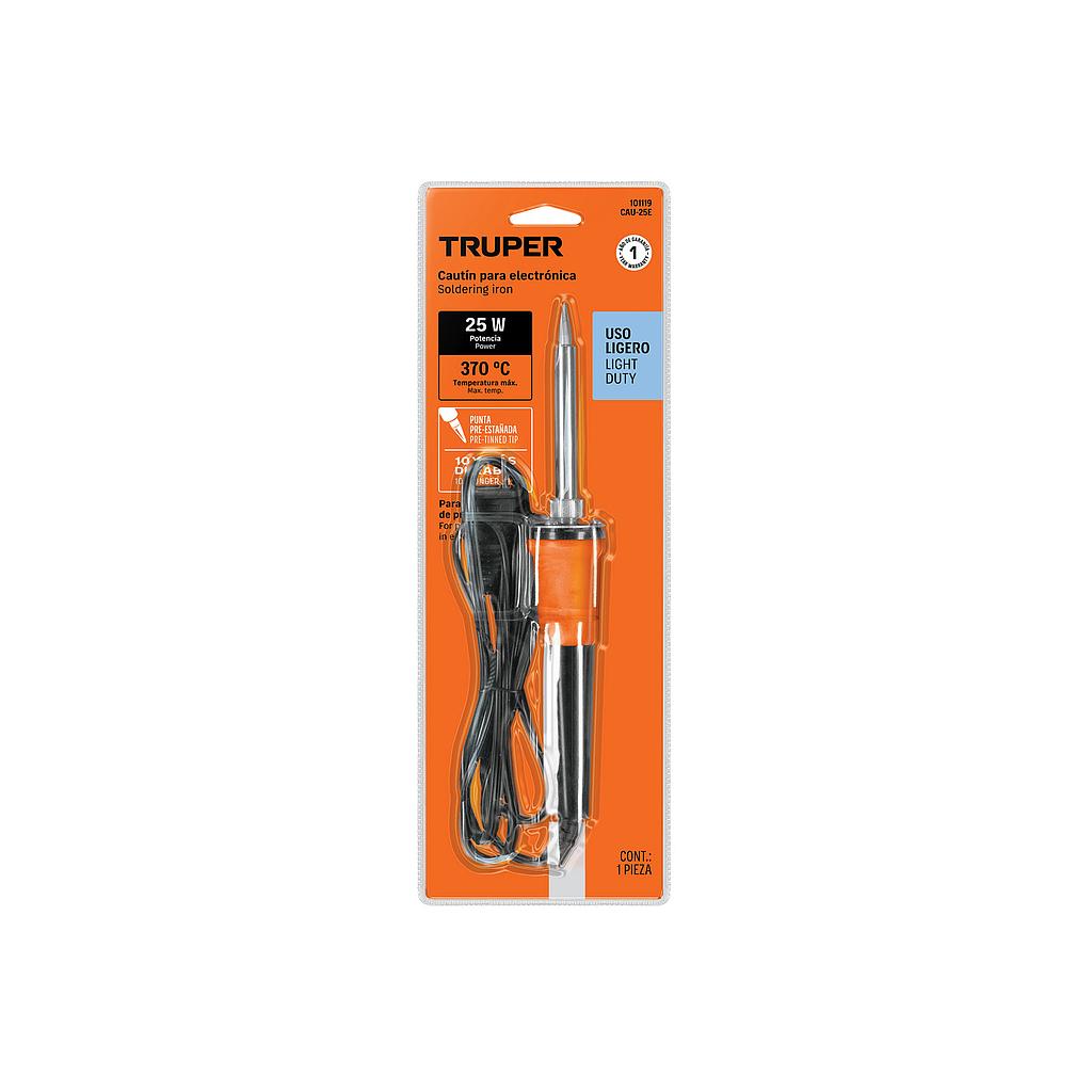 CAUTIN 25 W PROFESIONAL TIPO LAPIZ PARA ELECTRONICA, TRUPER