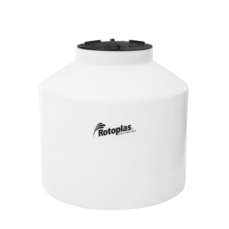 TANQUE VERTICAL CERRADO 250 L ESTANDAR NEUTRO ROTOPLAS
