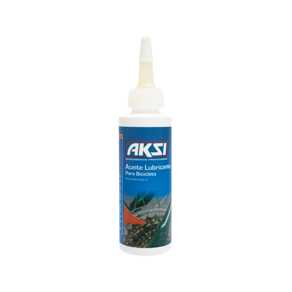 ACEITE LUBRICANTE PARA BICI EN GOTERO DE 60 ml AKSI