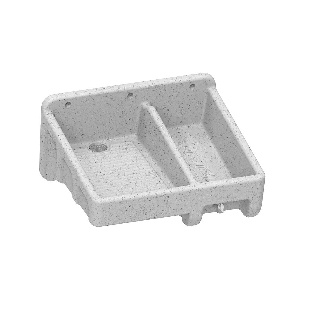 LAVADERO COMPACTO  COLOR POLIGRANITO 64.6 x 55 cm FLEXIMATIC