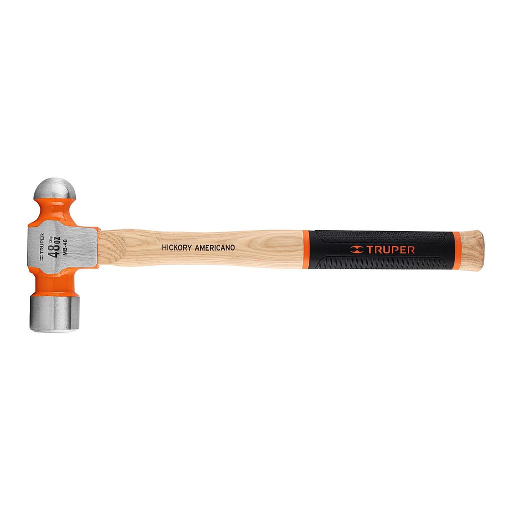 MARTILLO PULIDO DE BOLA 48 OZ MANGO HICKORY TRUPER