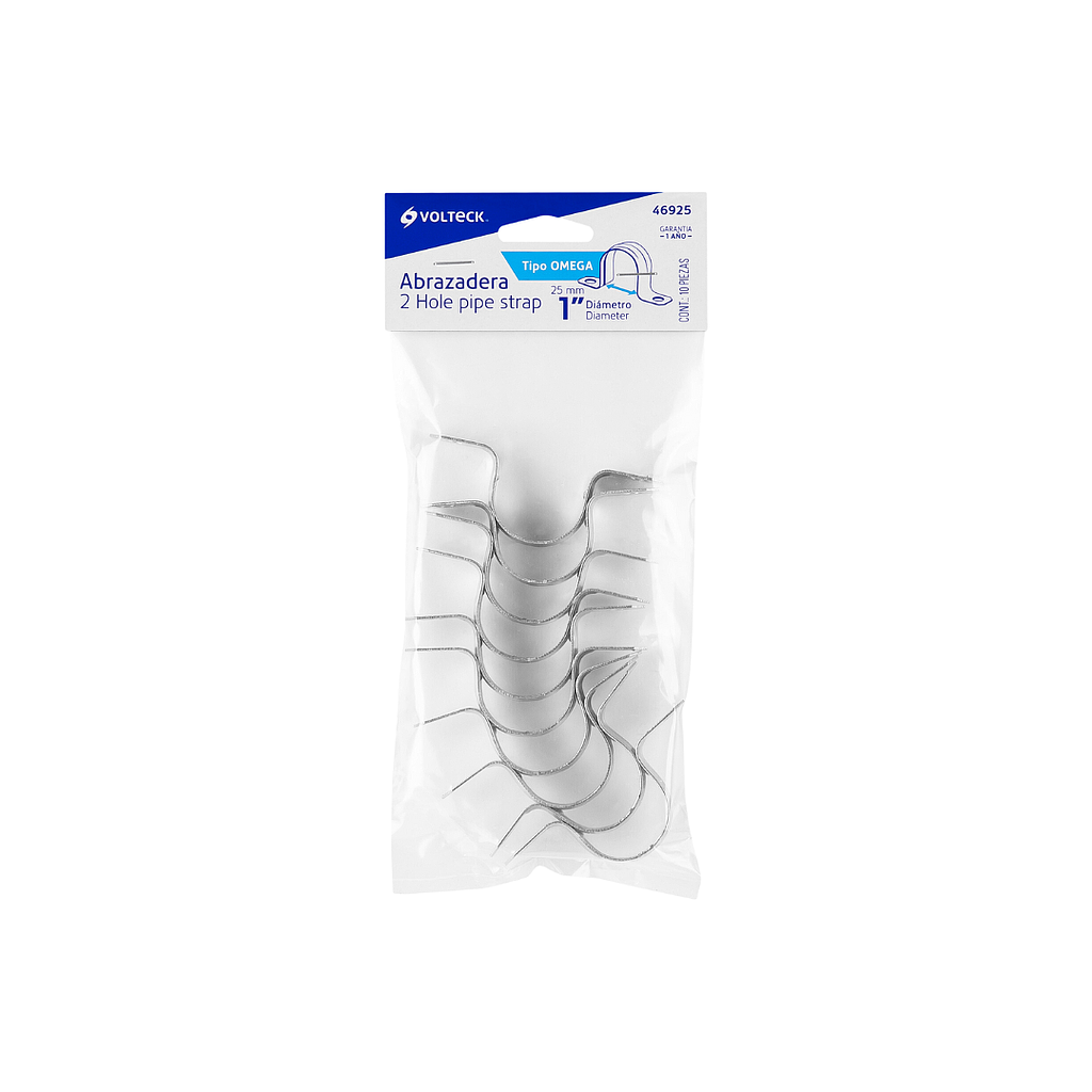 BOLSA 10 ABRAZADERA OMEGA 1 VOLTECH