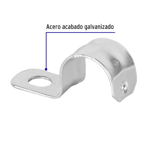 BOLSA 10 ABRAZADERA TIPO UÑA 1/2  VOLTE