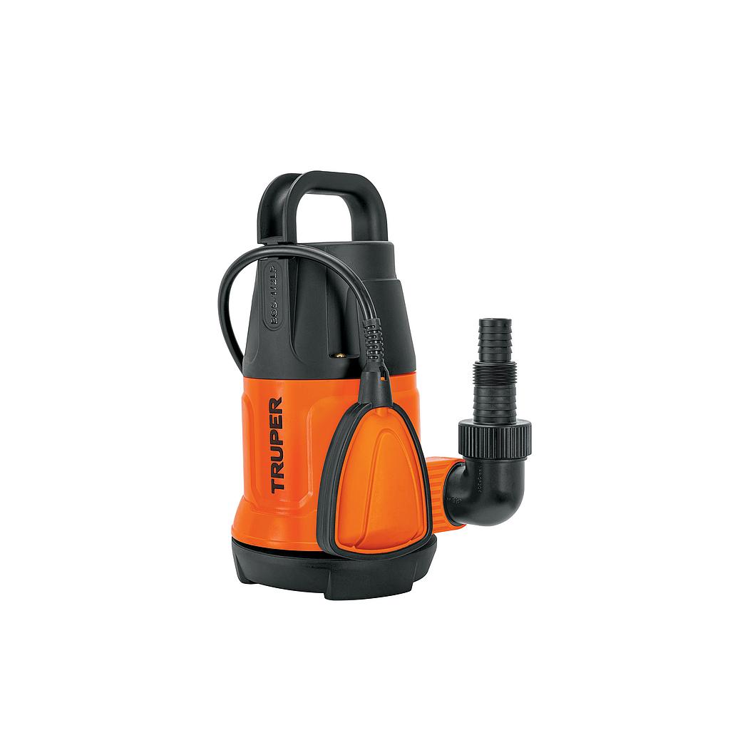 BOMBA SUMERGIBLE PLASTICA 1 HP PARA AGUA LIMPIA TRUPER