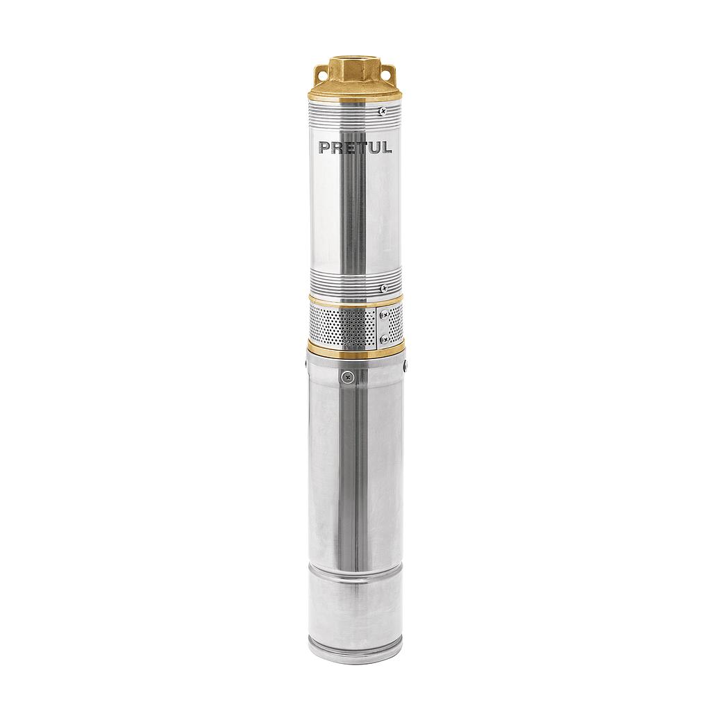 BOMBA SUMERGIBLE TIPO BALA 1/2 HP AGUA LIMPIA PRETUL