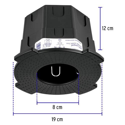 BOTE INTEGRAL PROFUNDIDAD 12CM VOLTECK