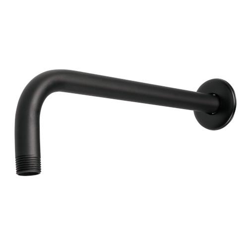 BRAZO PARA REGADERA 30CM CON CHAPETON NEGRO
