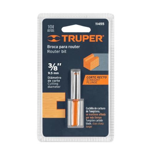 BROCA P/ROUTER RECTA 2 FILOS TRUPER