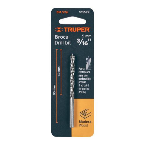 BROCA PARA MADERA 3/16 TRUPER