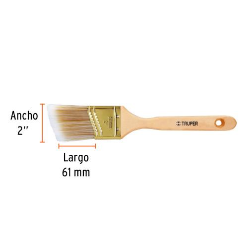 BROCHA CORTE ANGULAR 2 SINTETICA TRUPER