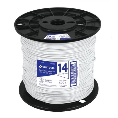 CABLE C-10 BLANCO EN CARRETE 500M VOLTEC