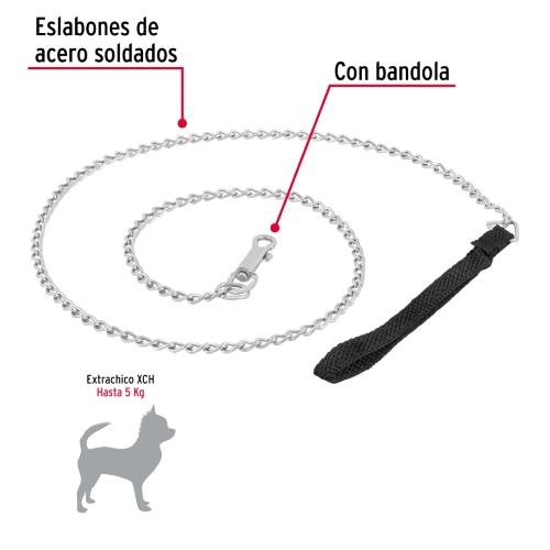 CADENA PARA PERRO ESLABON 2MM FIERO