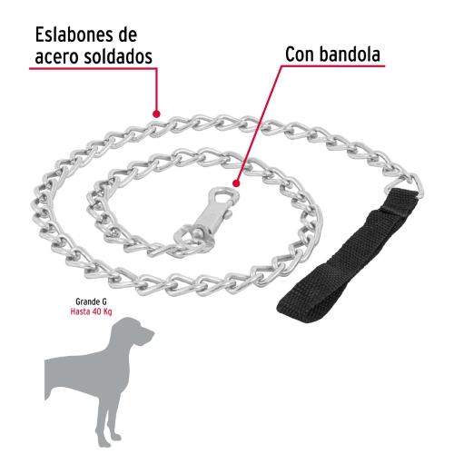 CADENA PARA PERRO ESLABON 4.5MM FIERO