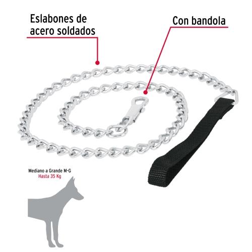 CADENA PARA PERRO ESLABON 4MM FIERO