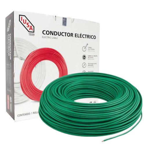 CAJA DE CABLE THW C-10 VERDE IUSA