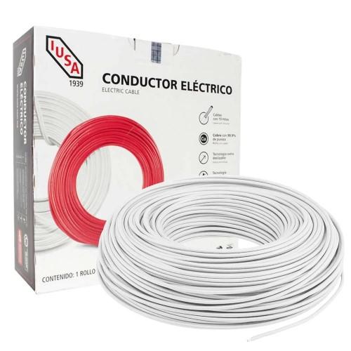 CAJA DE CABLE THW CALIBRE 16 BLANCO IUSA
