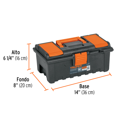 CAJA PARA HERRAMIENTA 14 CON COMPARTIMENTOS TRUPER