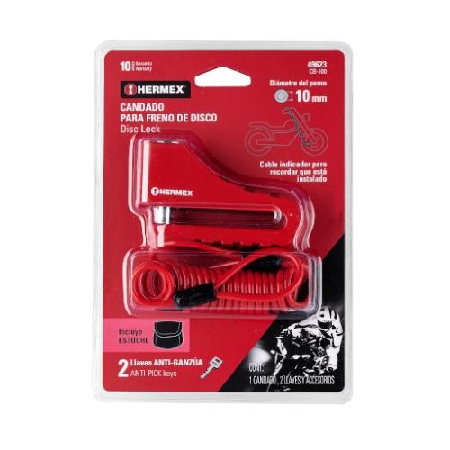 CANDADO METALICO PARA FRENO DE DISCO 10MM