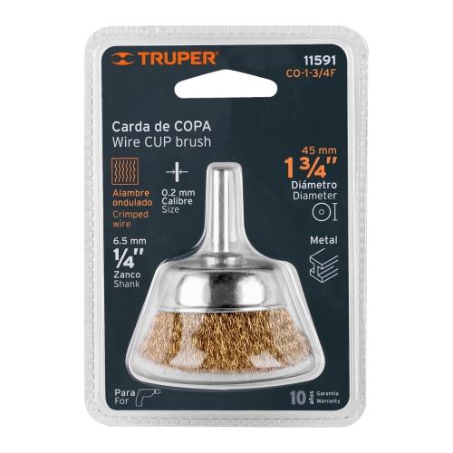 CARDA COPA 13/4 ALAMBRE FINO TRUPER