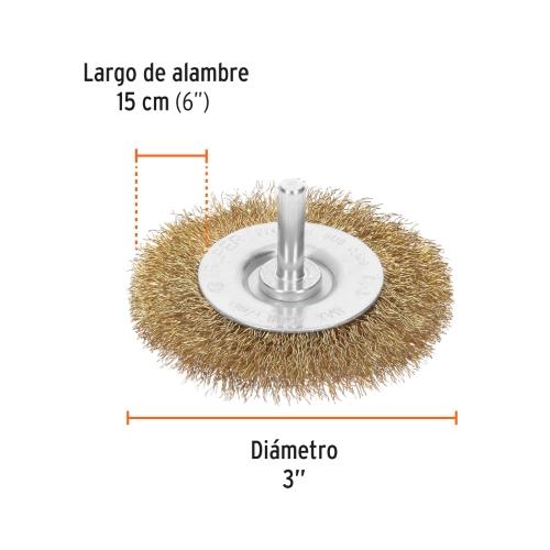 CARDA P/TALADRO 3 CIRCULAR TRUPER