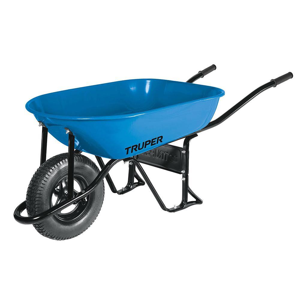 CARRETILLA 5.5 FT3 NEUMATICA (An-27" X L-36" X Al-11") BASTIDOR TUBULAR TRUPER