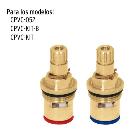 CARTUCHOS CERAMICOS PARA LLAVES DE EMPOTRAR CPVC