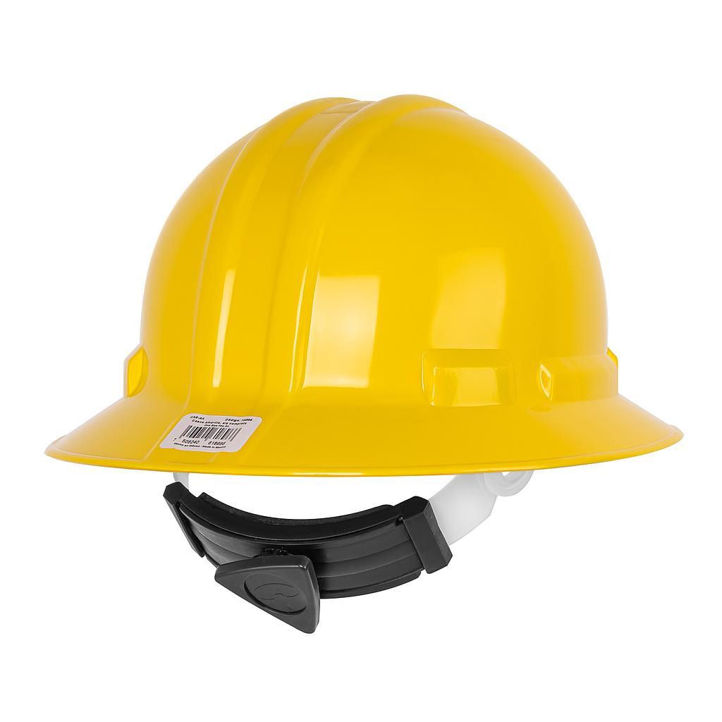 CASCO DE SEGURIDAD AMARILLO ALA ANCHA TR