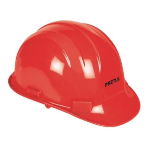 CASCO DE SEGURIDAD  AJUSTE DE INTERVALOS  ROJO  PRETUL