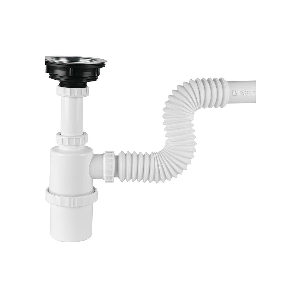 CESPOL DE BOTE CON CONTRACANASTA DE ACERO INOXIDABLE FOSET