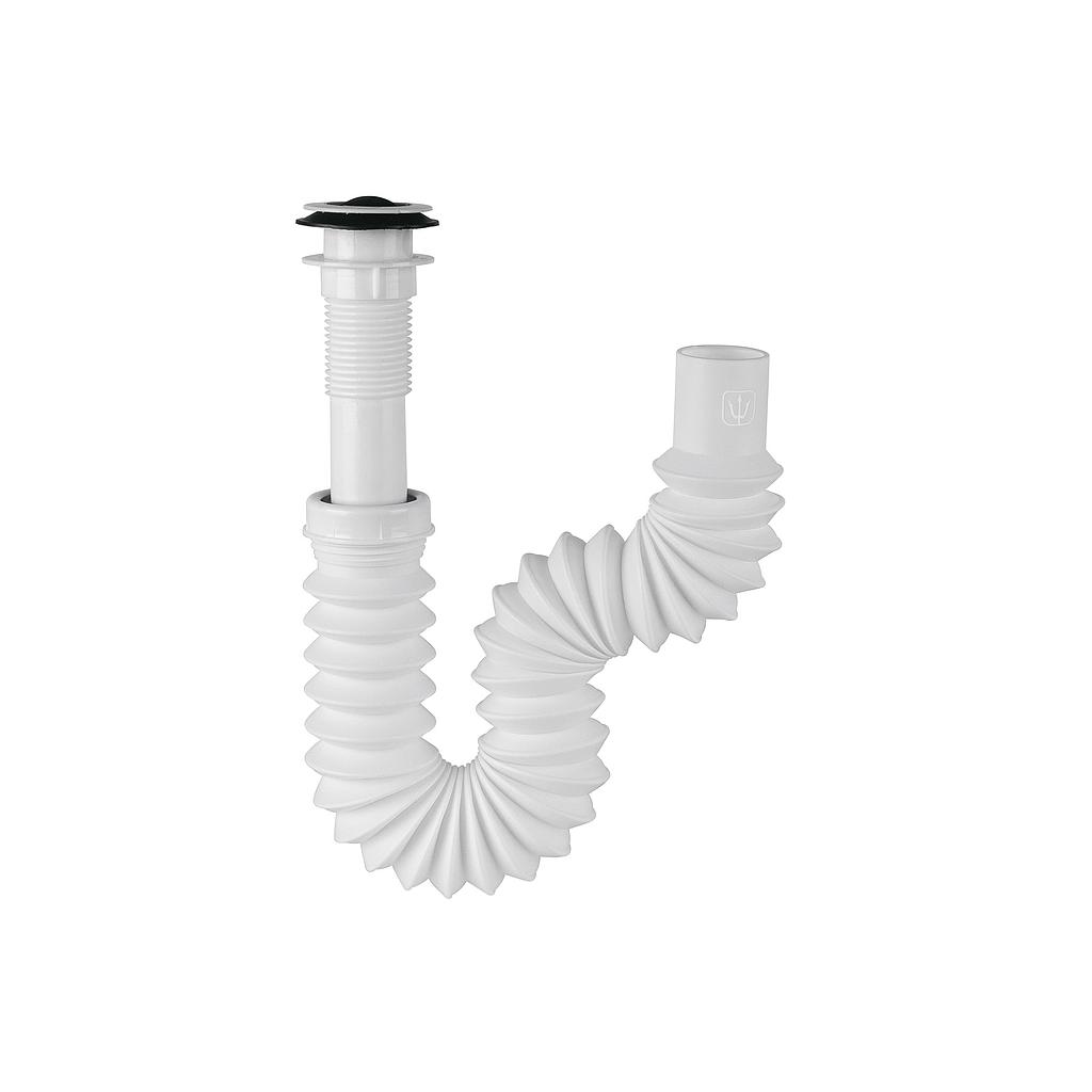 CESPOL FLEXIBLE DE POLIETILENO CON CONTRA PARA LAVABO FOSET