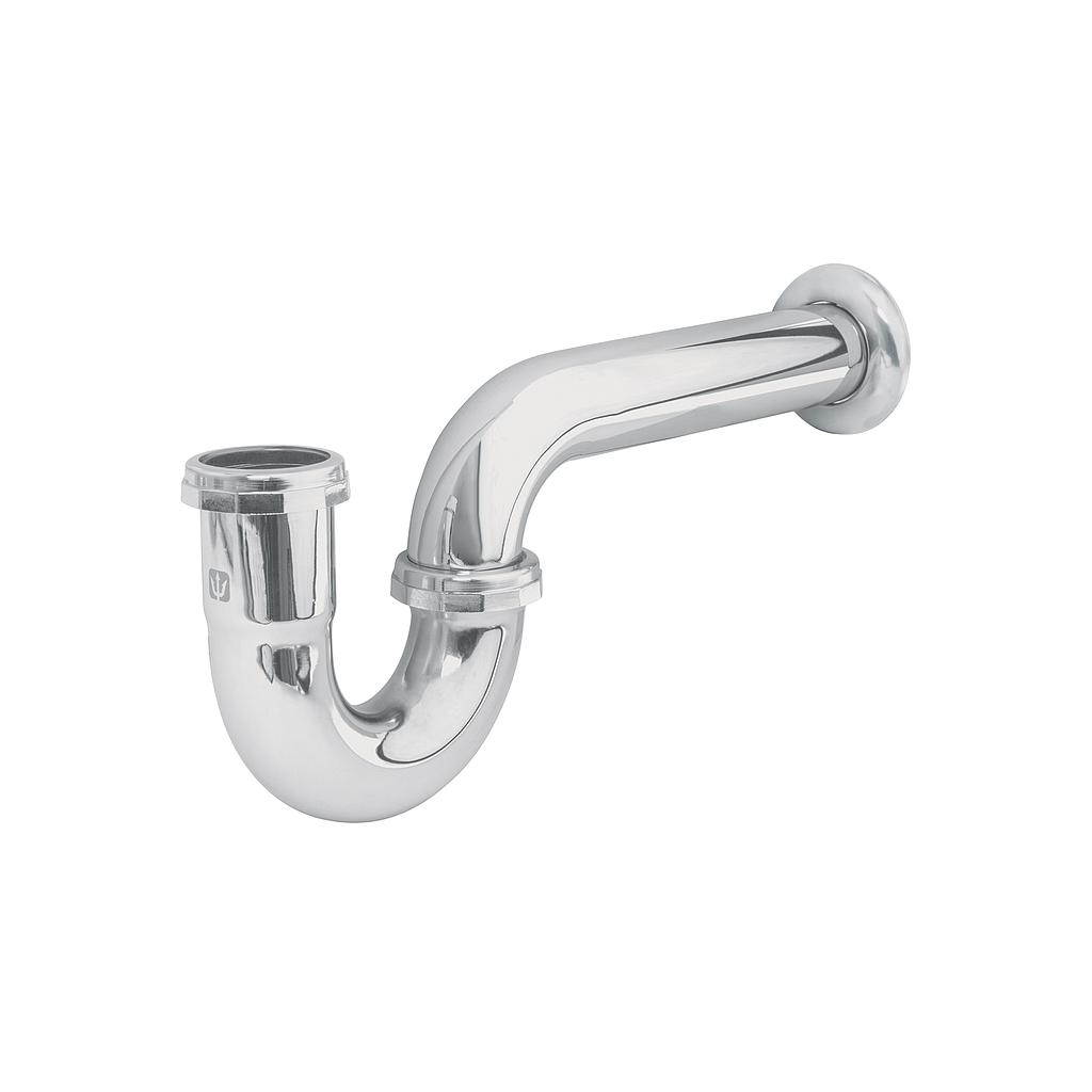 CESPOL DE 1 1/2" SIN CONTRA LATON CROMO PARA FREGADERO FOSET