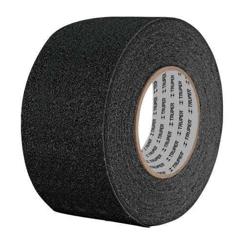 ROLLO DE 5 m DE CINTA ANTIDERRAPANTE NEGRA 50 mm CON ABRASIVO