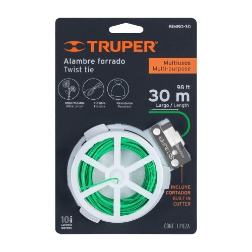 CINTA DE AMARRE VERDE 30 MTS TRUPER
