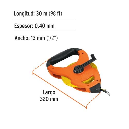 CINTA FIB VID T/CRUCETA 30 MTS TRUPER.