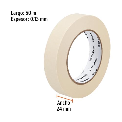 CINTA MASKING TAPE DE 1" X 50 m TRUPER
