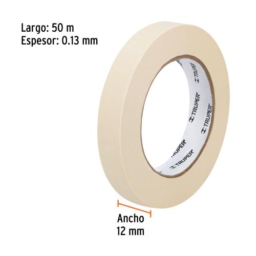 CINTA MASKING TAPE 1/2 TRUPER
