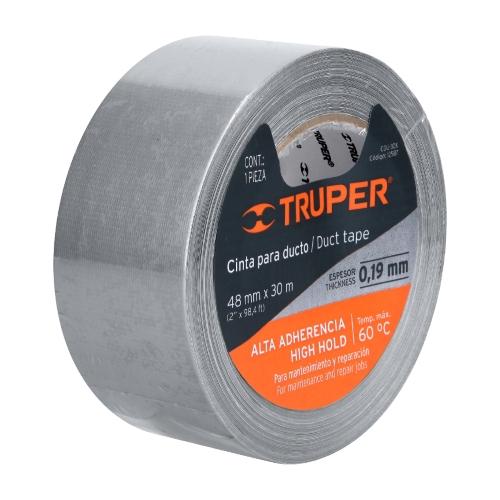 CINTA PARA DUCTO 30 m X 48 mm ESPESOR 0.19 mm TRUPER