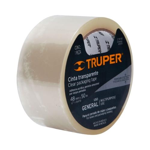 CINTA TRANSPA 50M ADHESIVO ACRILICO TRUP