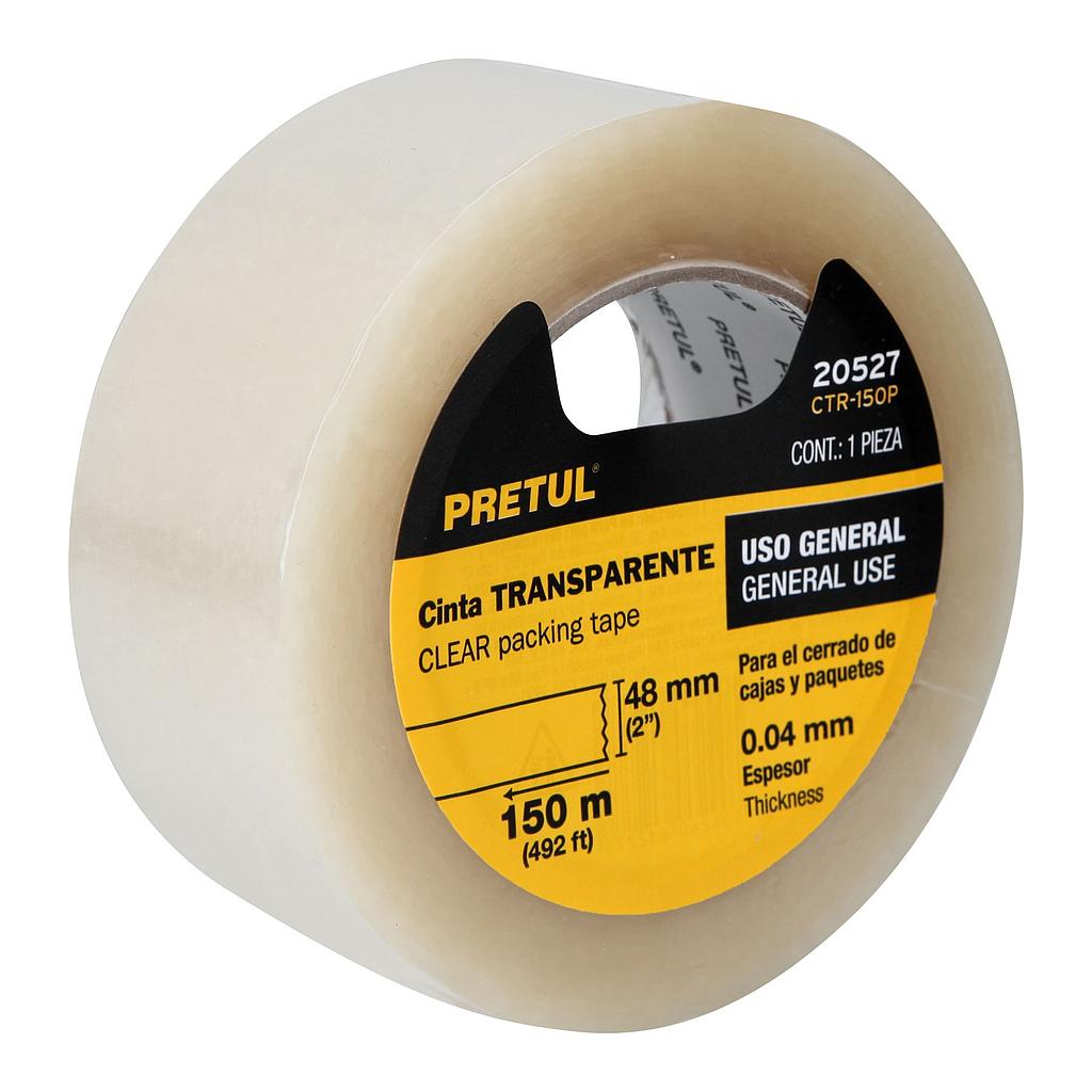 CINTA TRANSPARENTE 150M PRETUL