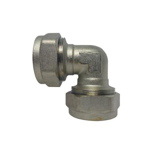 CODO 90° PARA TUBO PE-AL-PE DE  3/8 X  3/8 TUERCA COMPRESION  COFLEX