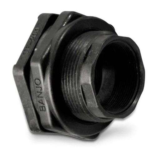 CONEXION HEXAGONAL POLIPROPILENO DE 1-1/2" EMPAQUE VITON  ROTOPLAS