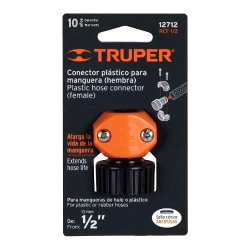 CONEXION DE PLASTICO HEMBRA 1/2 TRUPER