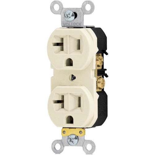 CONTACTO DUPLEX 2 POLOS 3 HILOS 20A VOLT